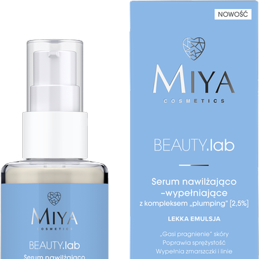 MIYA Cosmetics -  Miya BEAUTY.lab Serum nawilżająco-wypełniające z kompleksem „plumping” 2,5% 